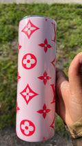 Lv inspired tumblers